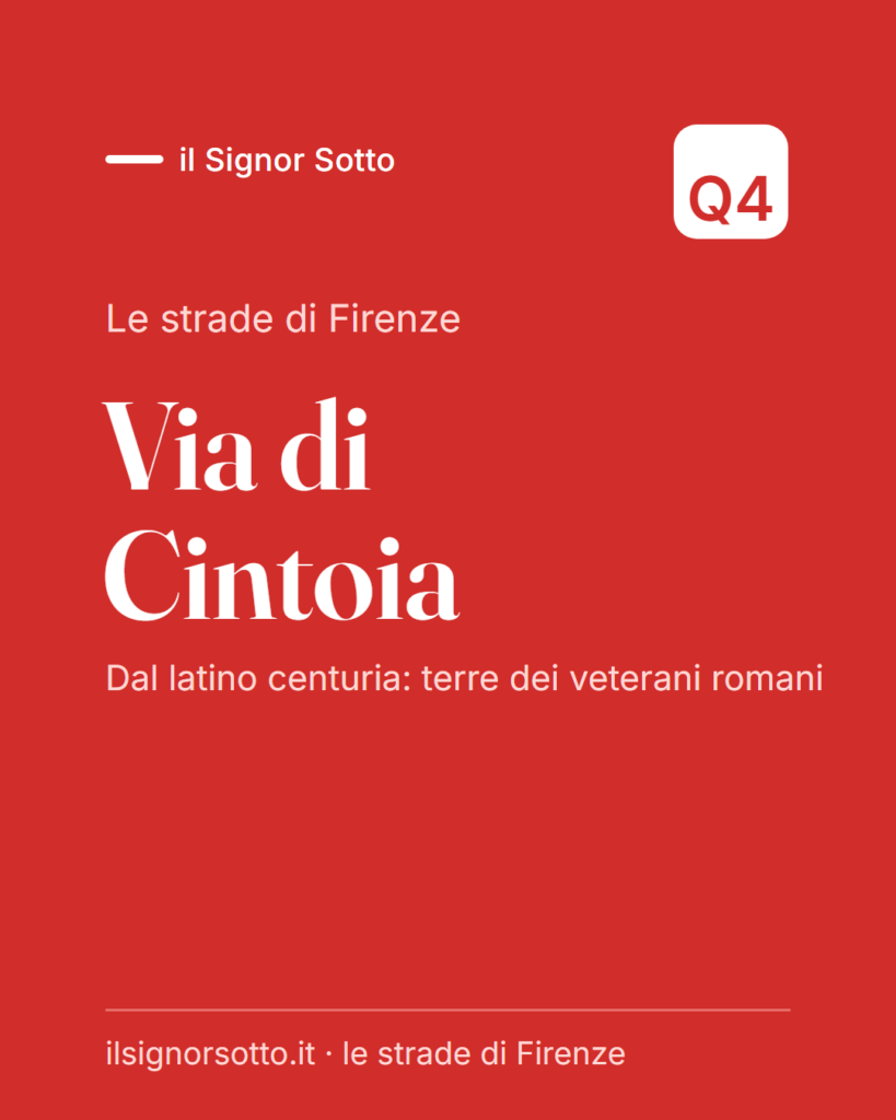Via di Cintoia, Quartiere 4 Firenze