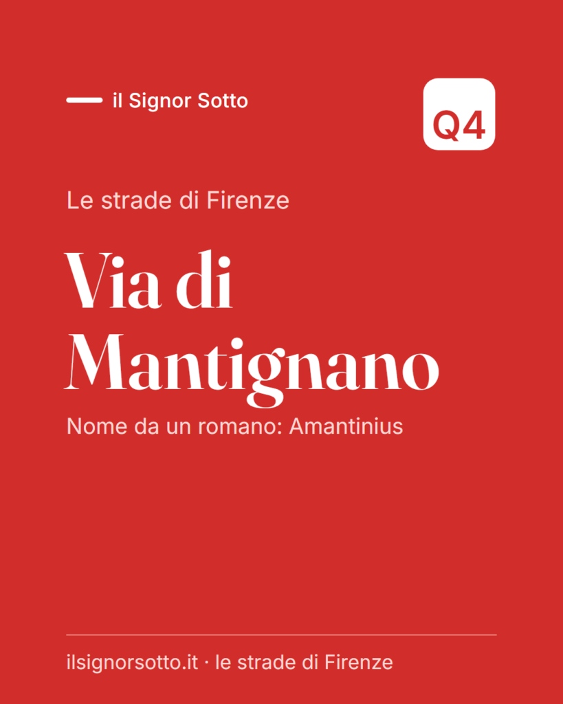Via di Mantignano, Quartiere 4 Firenze