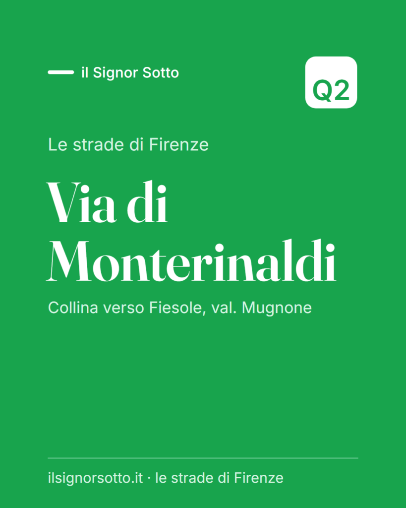 Via di Monterinaldi, Quartiere 2 Firenze