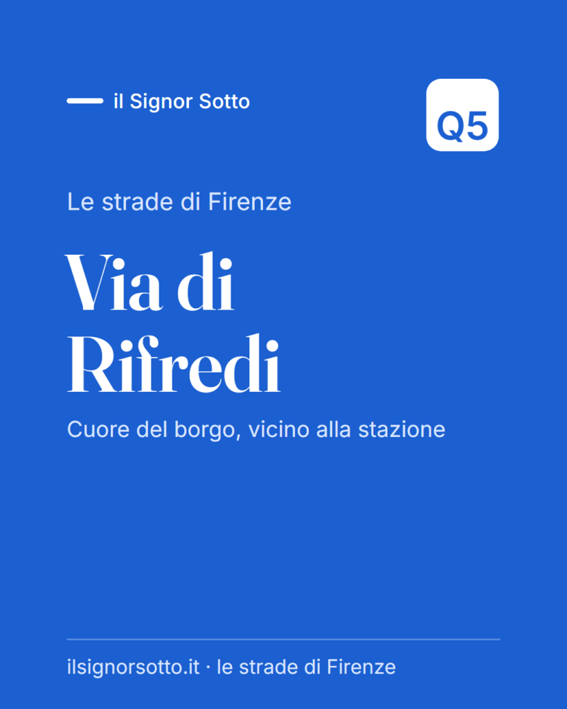 Via di Rifredi, Quartiere 5 Firenze