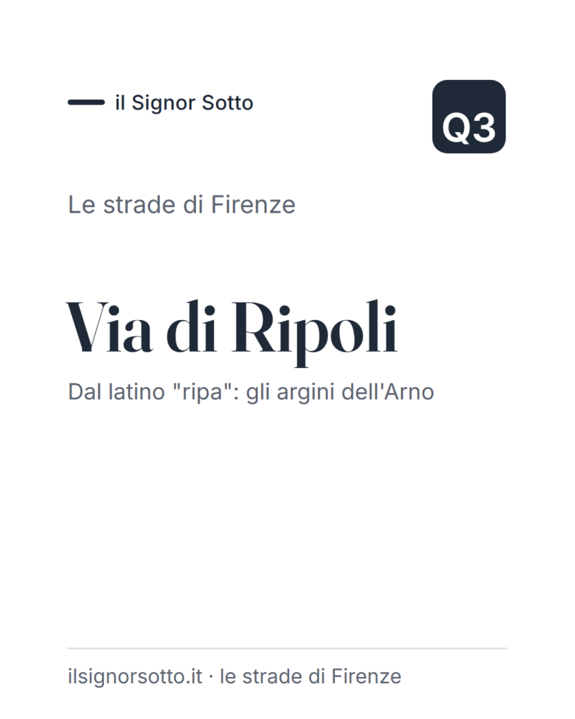 Via di Ripoli, Quartiere 3 Firenze