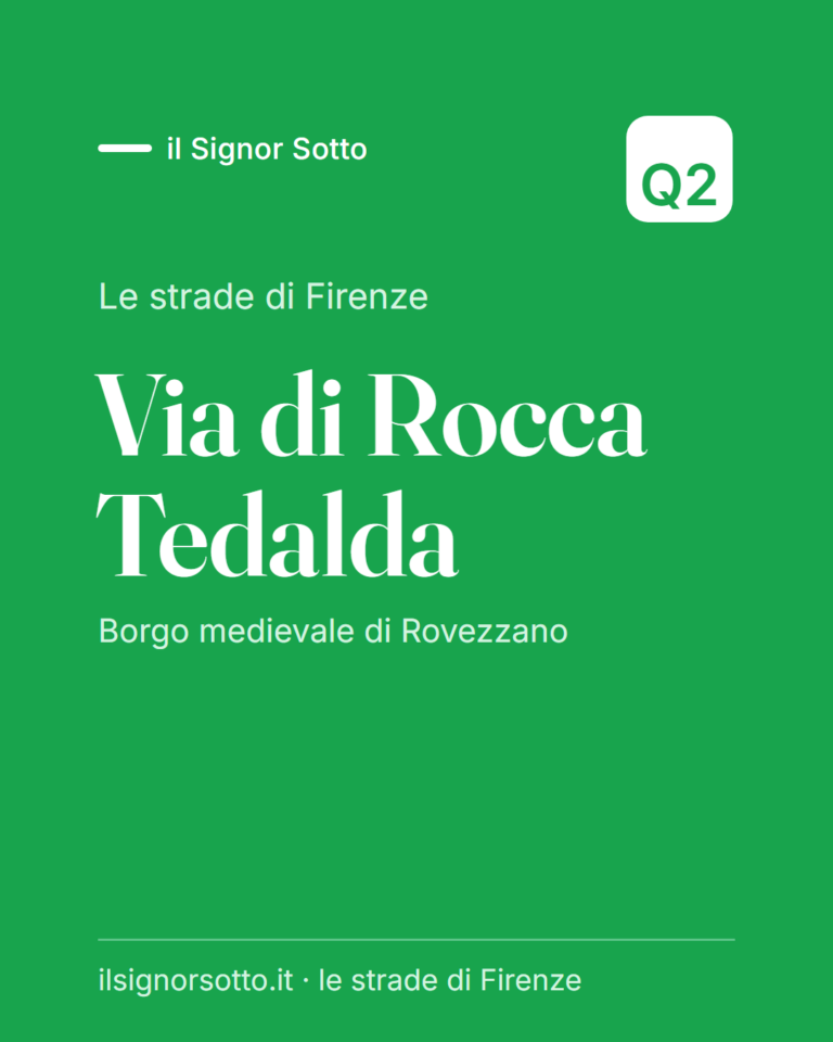 Via di Rocca Tedalda, Quartiere 2 Firenze