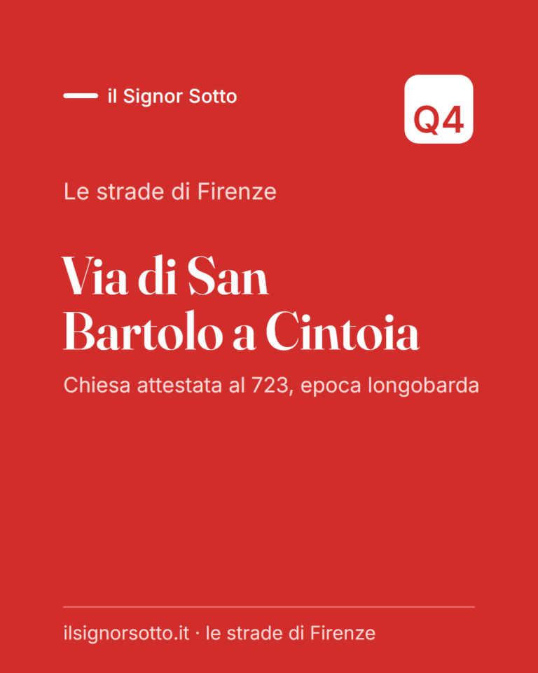 Via di San Bartolo a Cintoia, Quartiere 4 Firenze