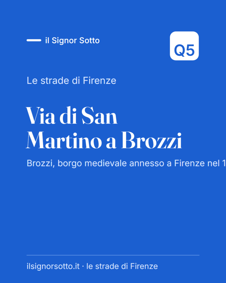 Via di San Martino a Brozzi, Quartiere 5 Firenze