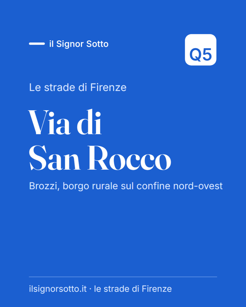 Via di San Rocco, Quartiere 5 Firenze