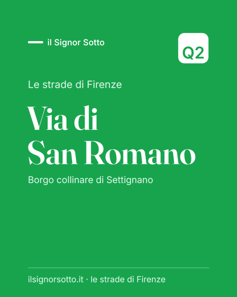 Via di San Romano, Quartiere 2 Firenze