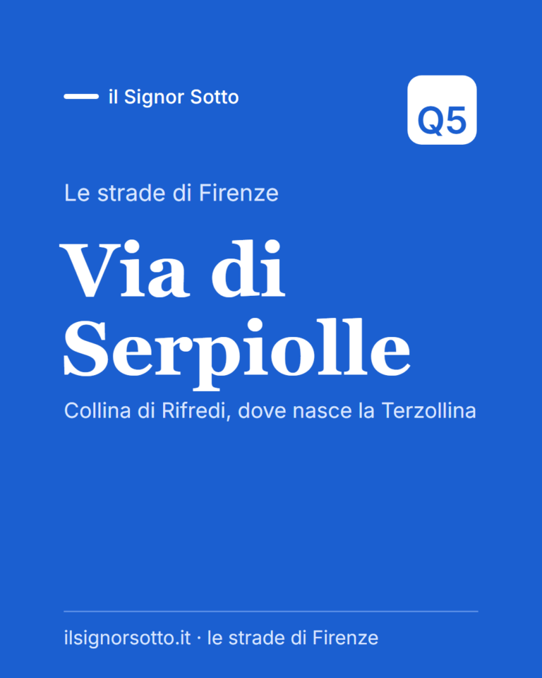 Via di Serpiolle, Quartiere 5 Firenze