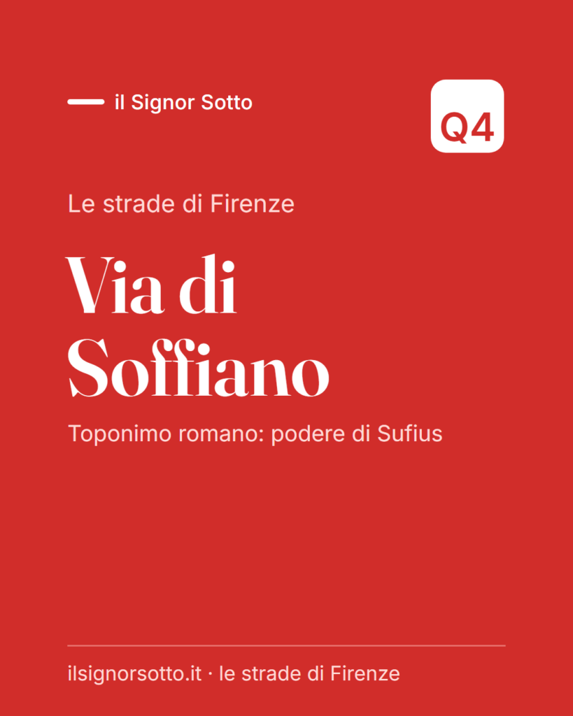 Via di Soffiano, Quartiere 4 Firenze