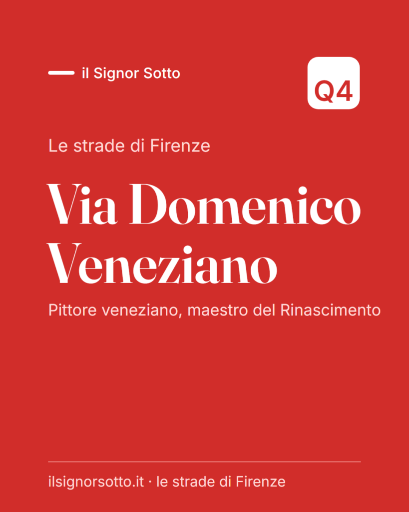 Via Domenico Veneziano, Quartiere 4 Firenze