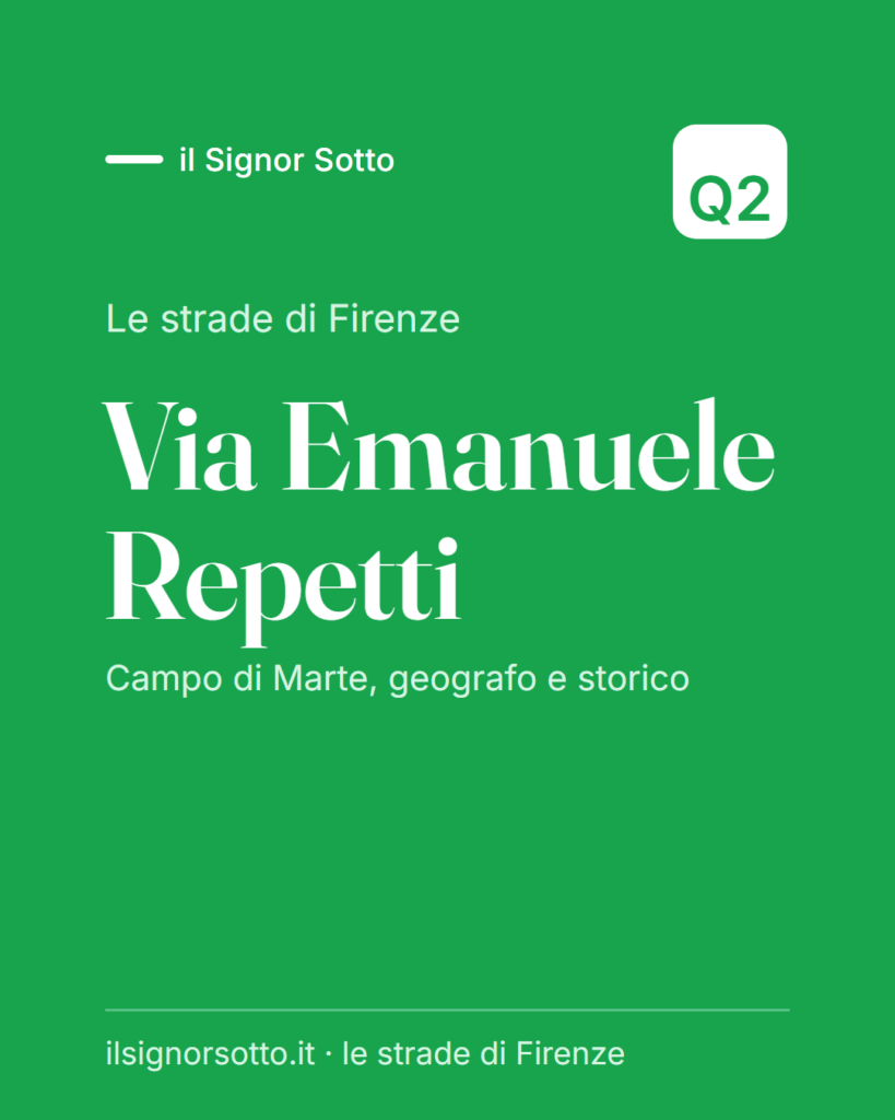 Via Emanuele Repetti, Quartiere 2 Firenze