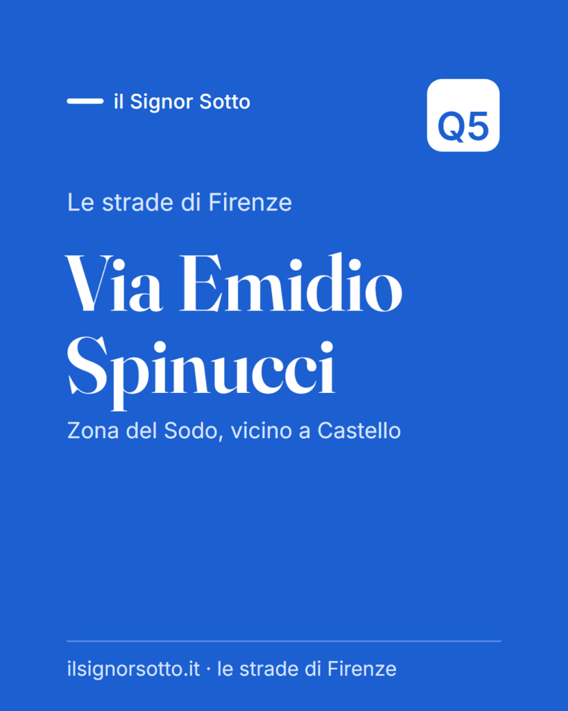 Via Emidio Spinucci, Quartiere 5 Firenze