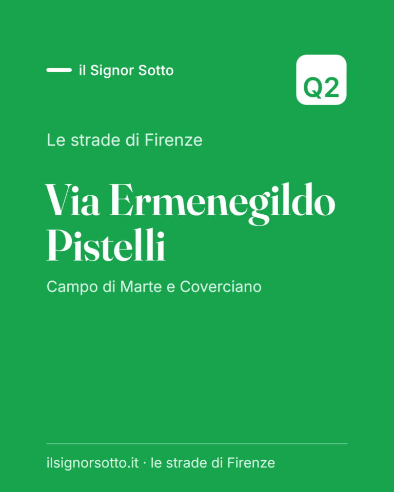 Via Ermenegildo Pistelli, Quartiere 2 Firenze