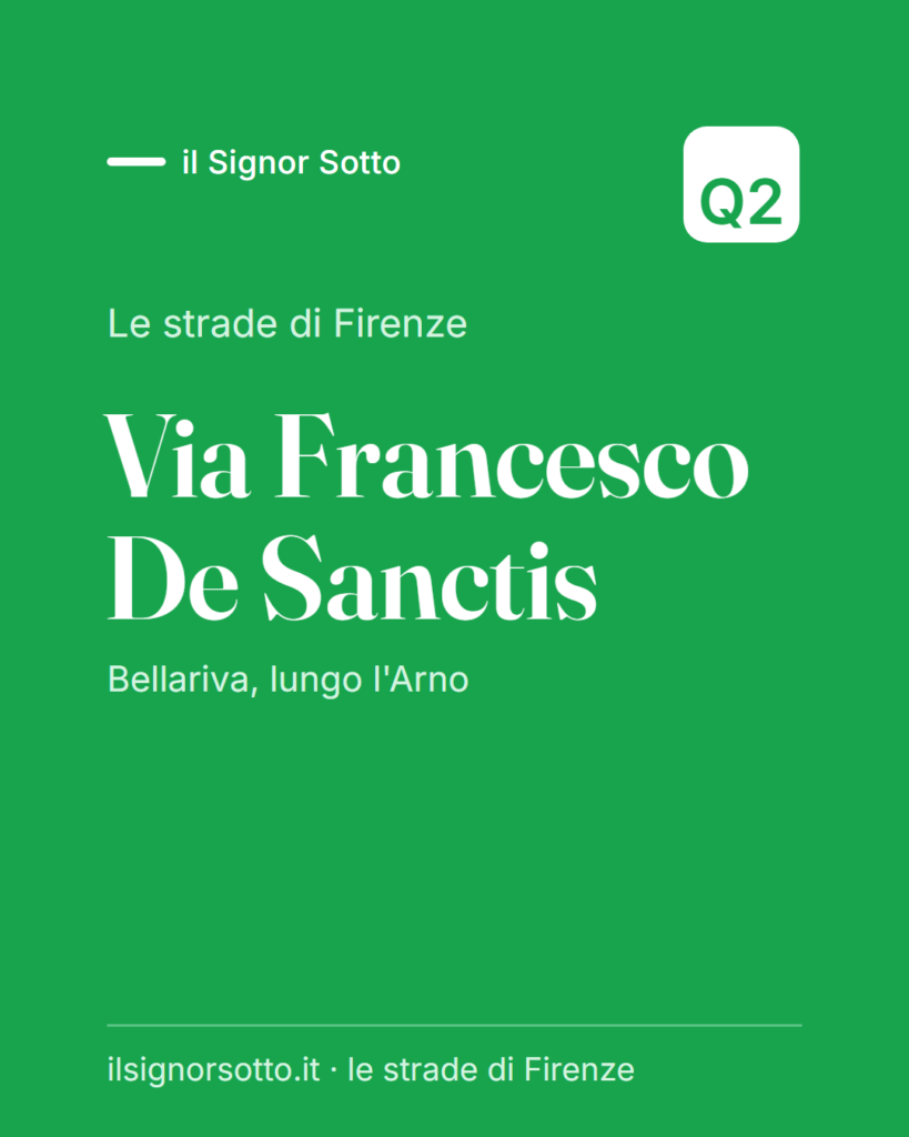 Via Francesco De Sanctis, Quartiere 2 Firenze