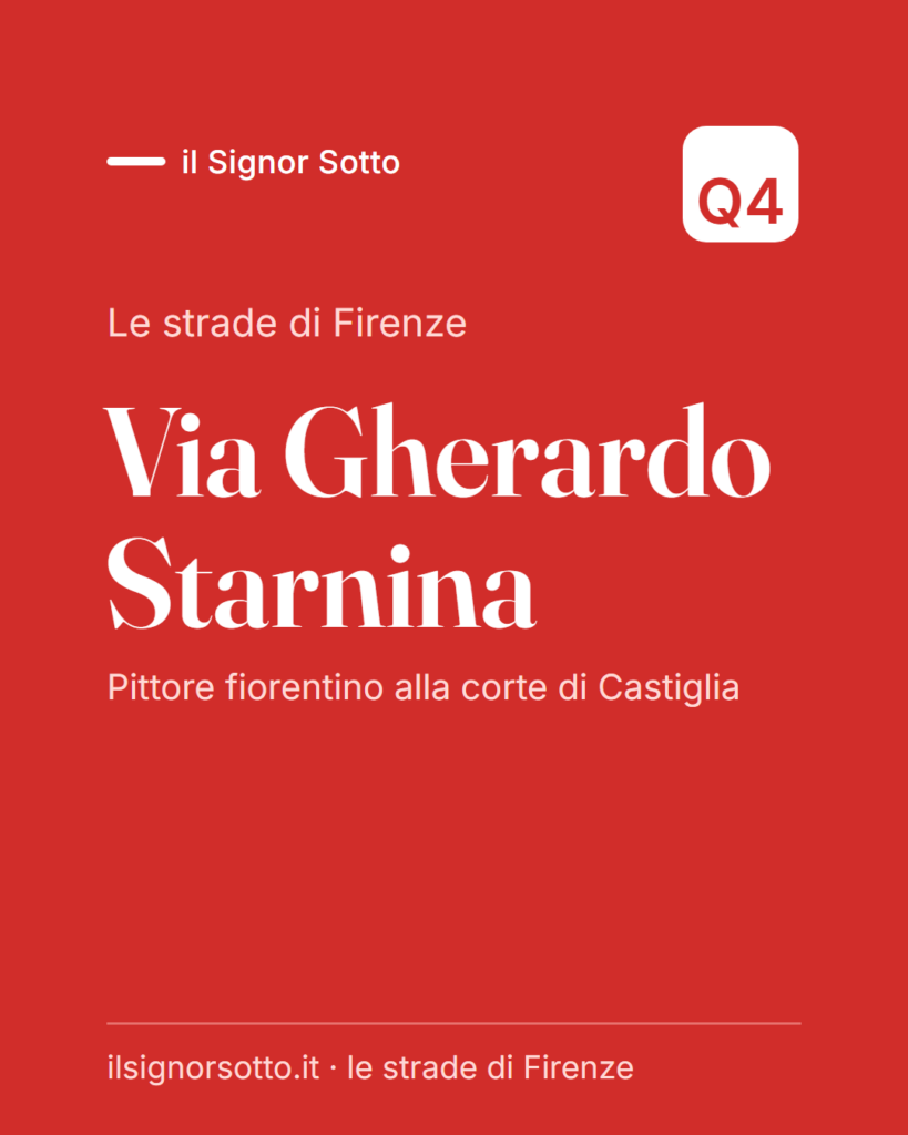 Via Gherardo Starnina, Quartiere 4 Firenze