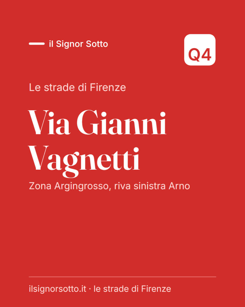 Via Gianni Vagnetti, Quartiere 4 Firenze