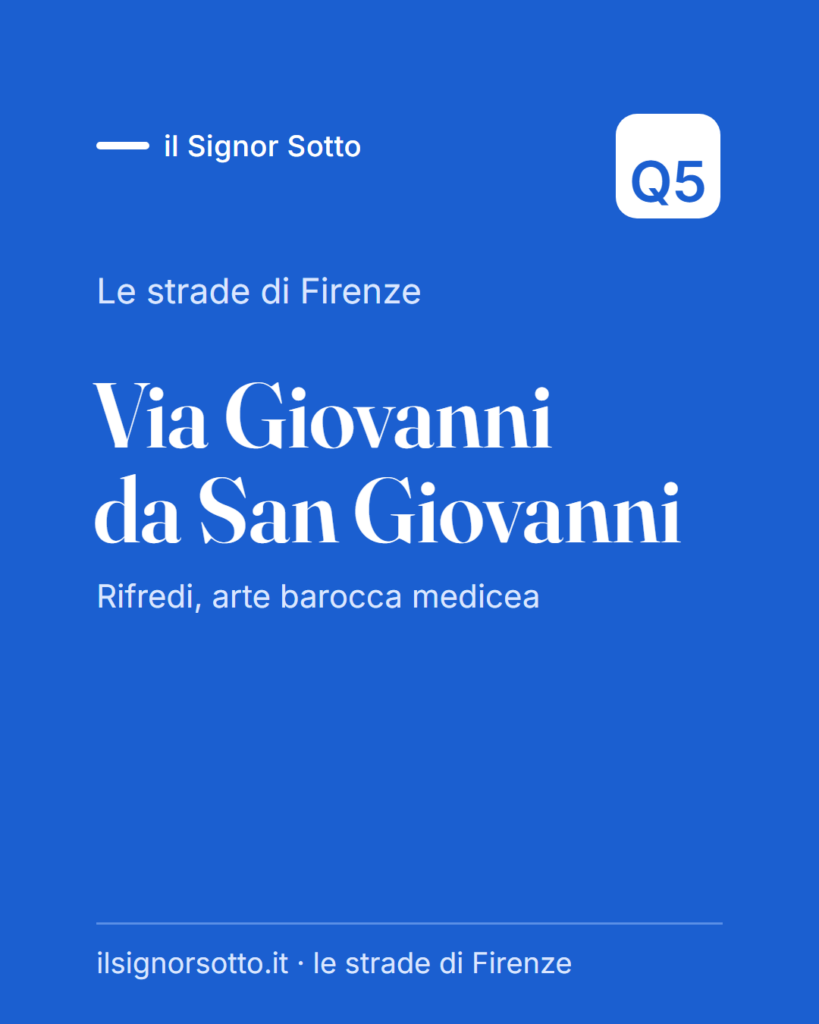Via Giovanni da San Giovanni, Quartiere 5 Firenze
