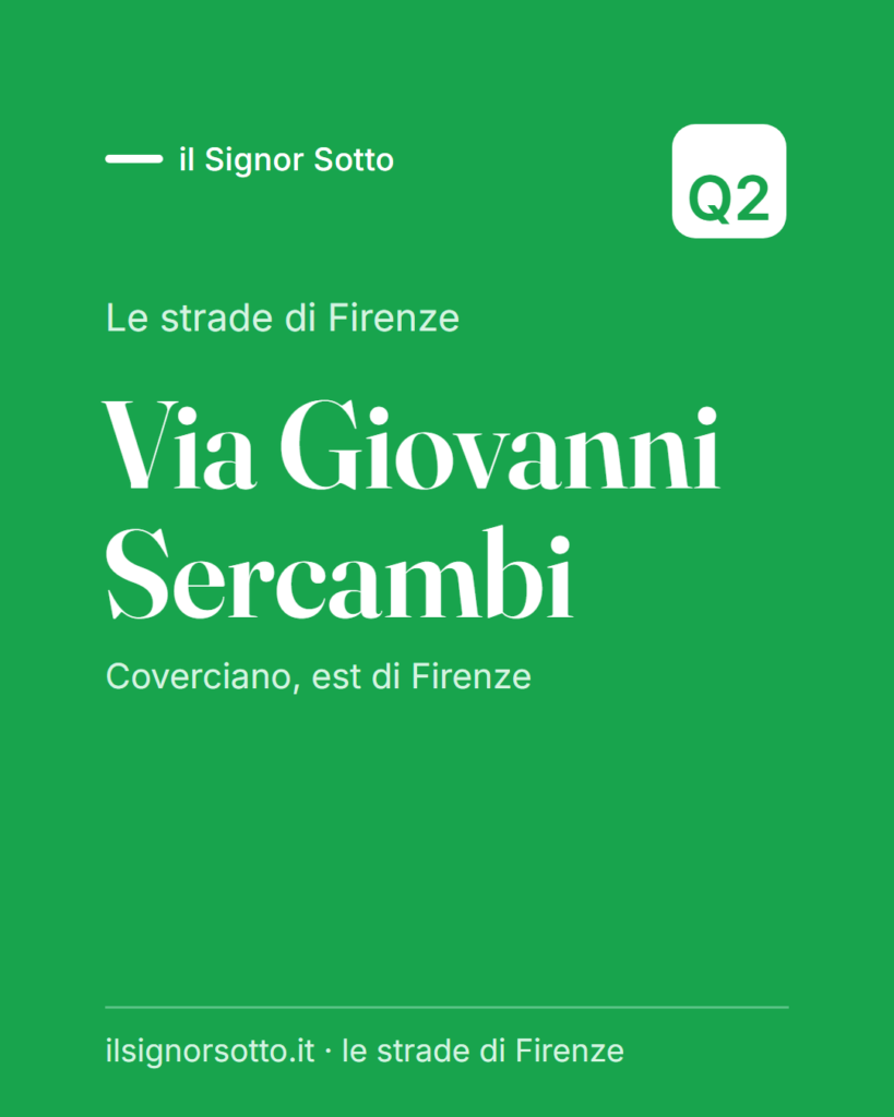 Via Giovanni Sercambi, Quartiere 2 Firenze