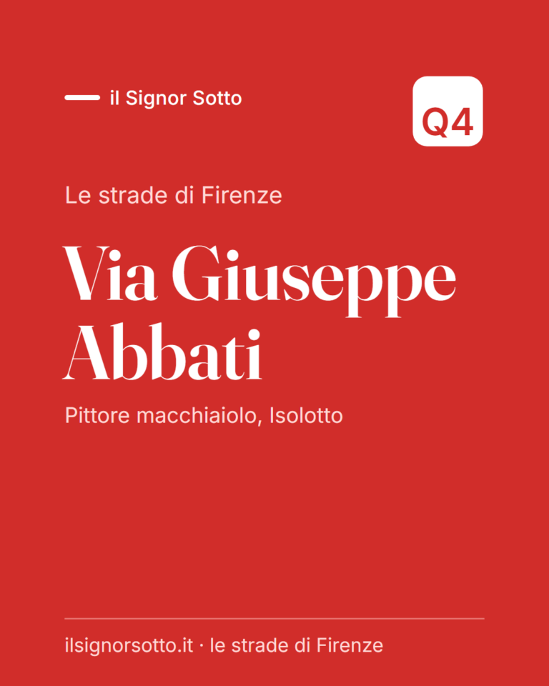 Via Giuseppe Abbati, Quartiere 4 Firenze