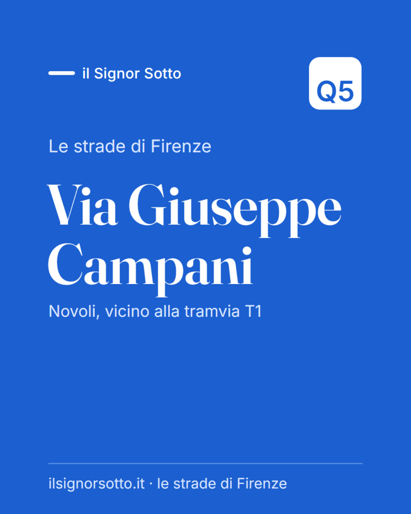 Via Giuseppe Campani, Quartiere 5 Firenze