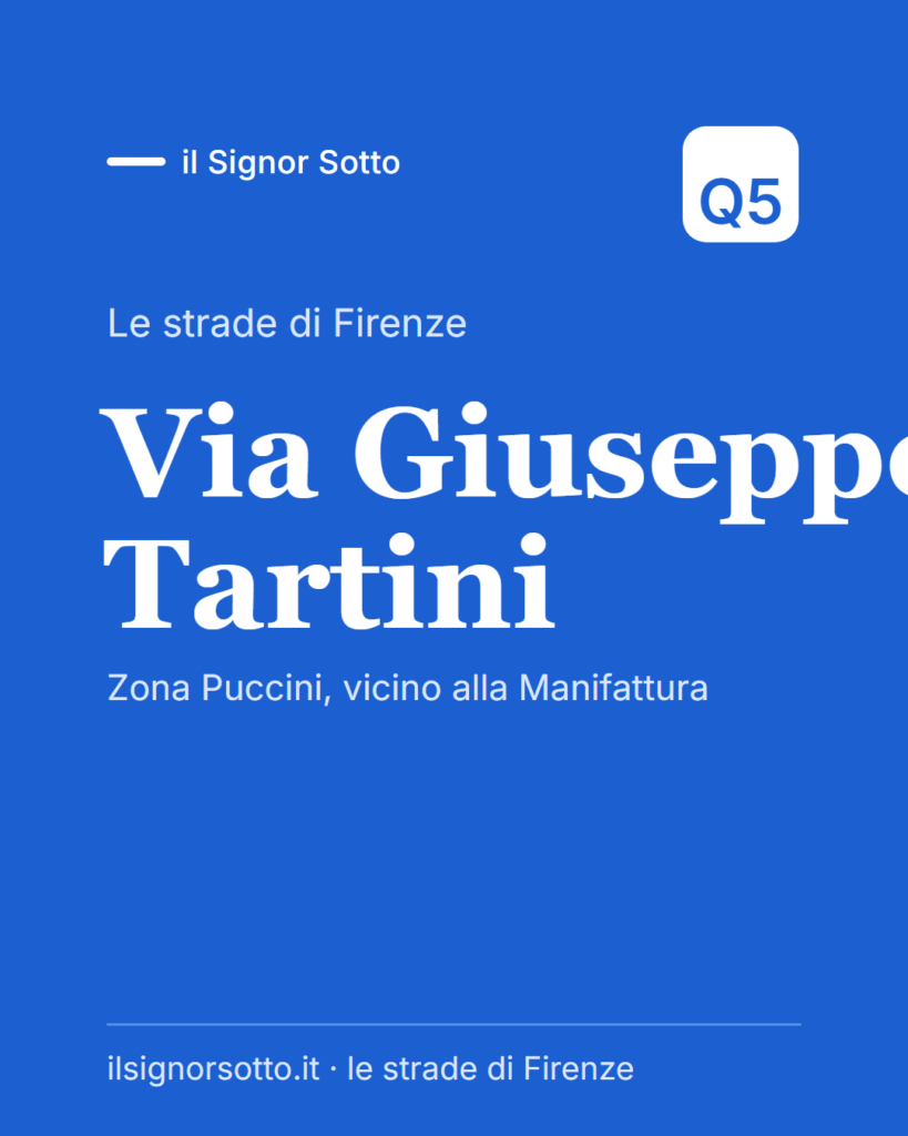 Via Giuseppe Tartini, Quartiere 5 Firenze