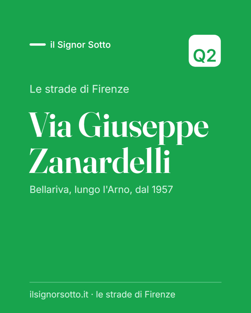 Via Giuseppe Zanardelli, Quartiere 2 Firenze