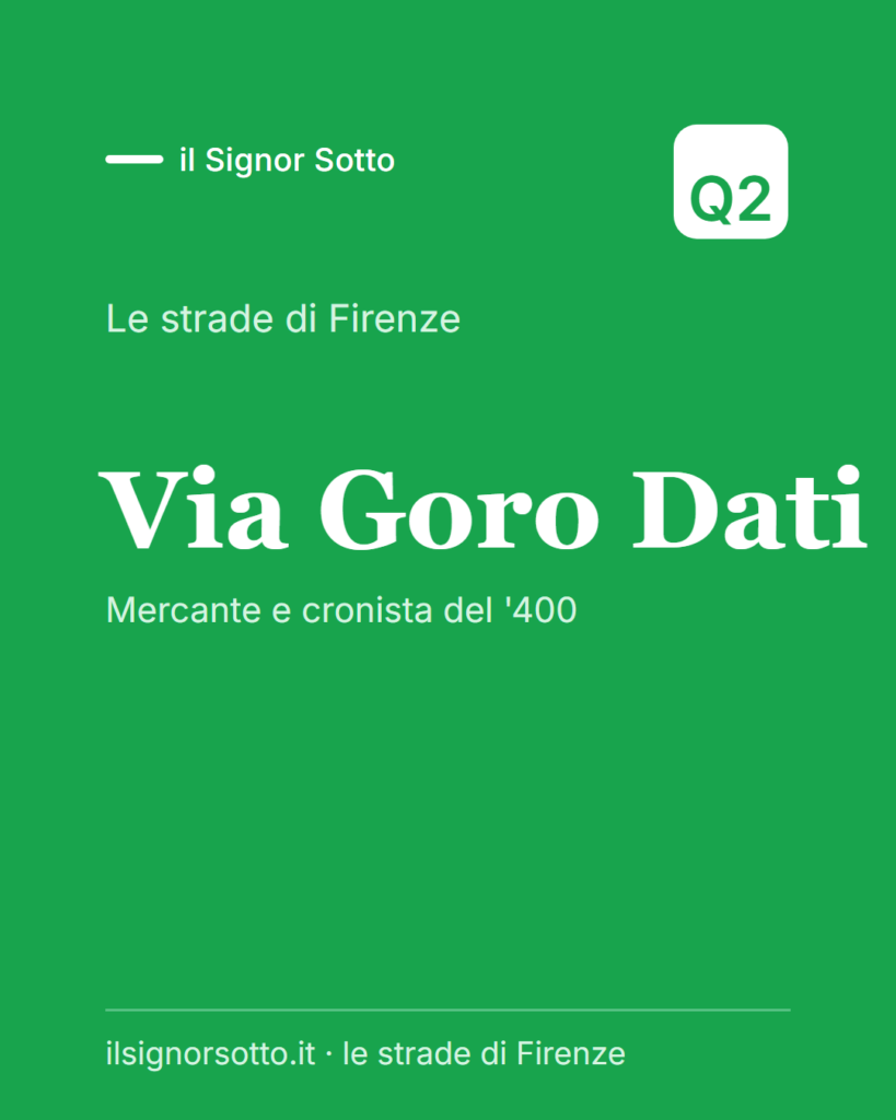 Via Goro Dati, Quartiere 2 Firenze
