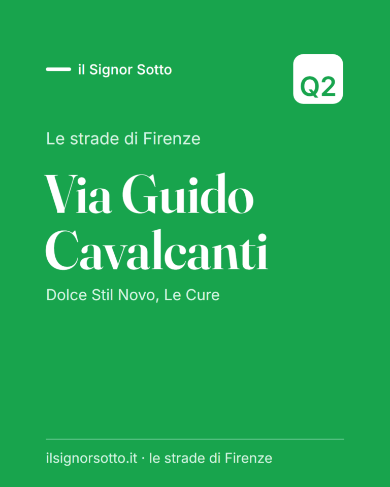 Via Guido Cavalcanti, Quartiere 2 Firenze