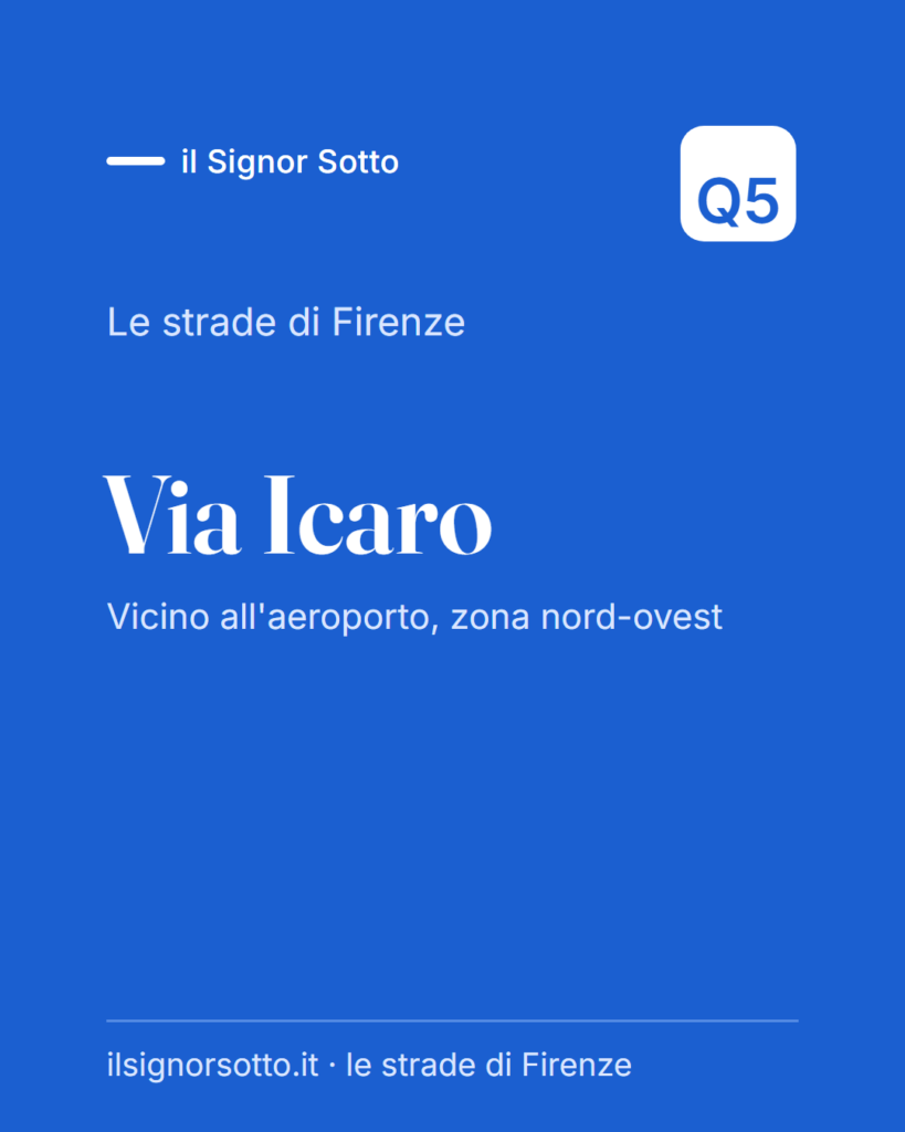 Via Icaro, Quartiere 5 Firenze