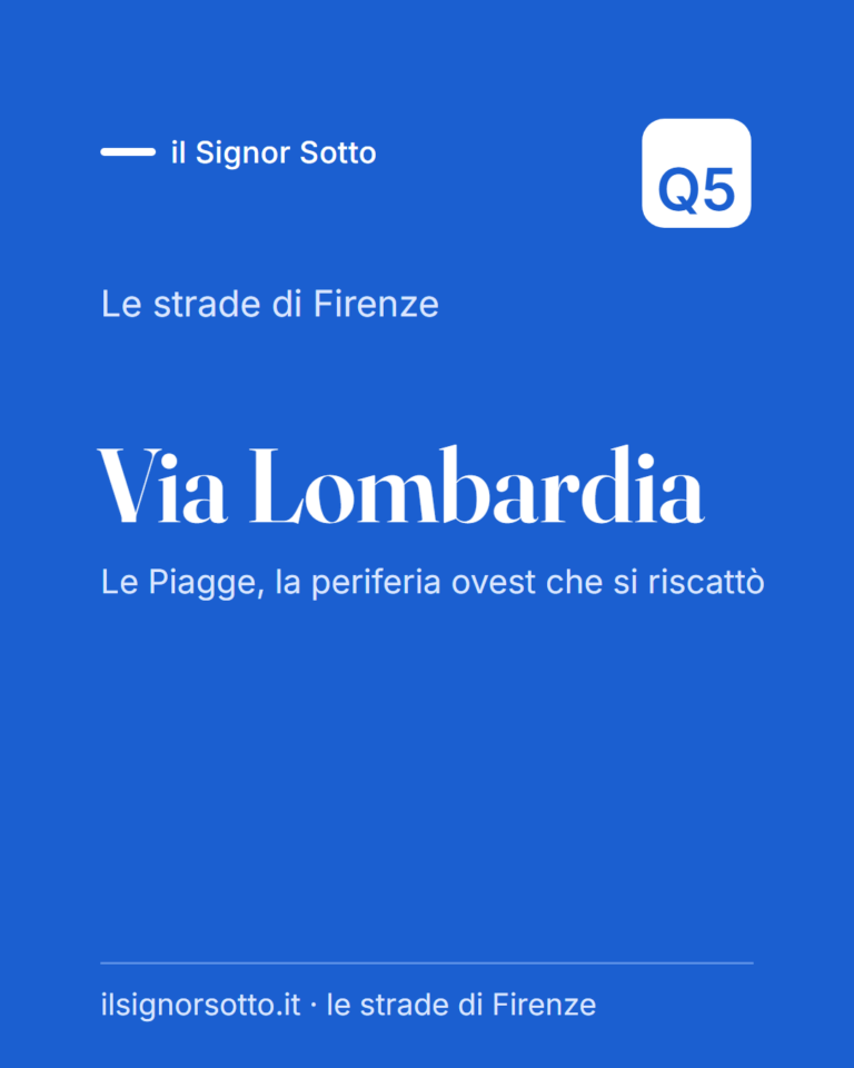 Via Lombardia, Quartiere 5 Firenze