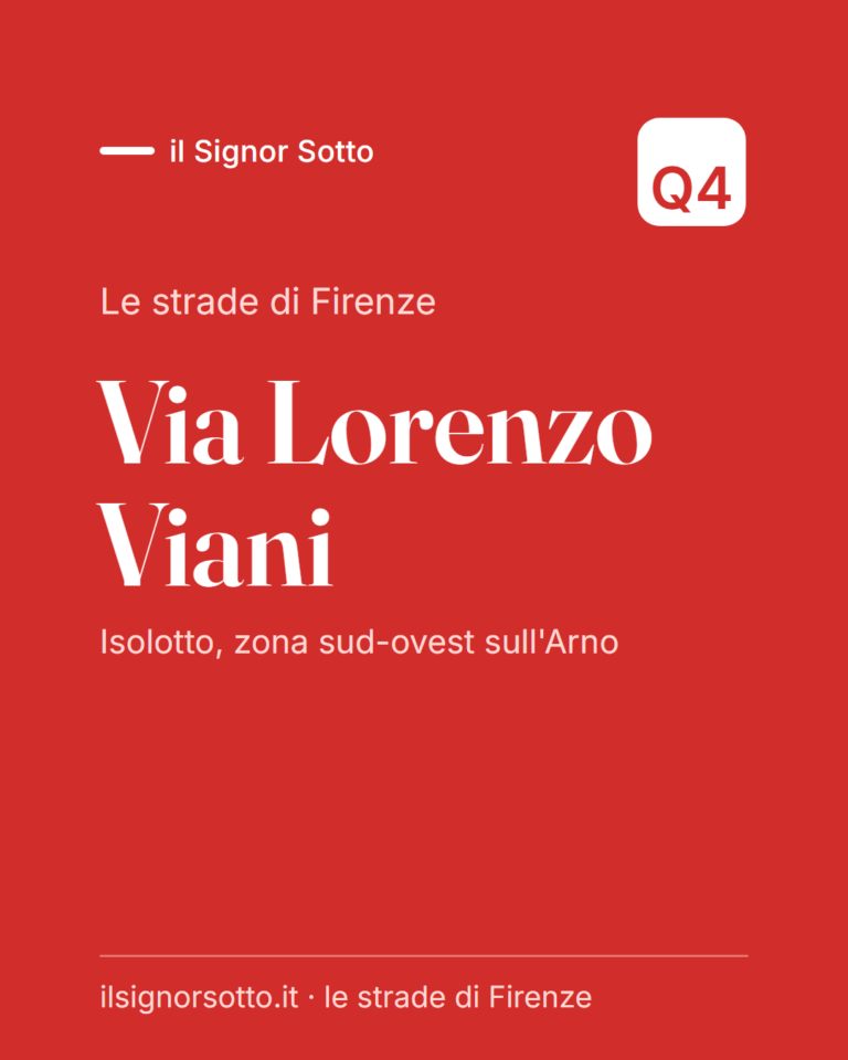 Via Lorenzo Viani, Quartiere 4 Firenze