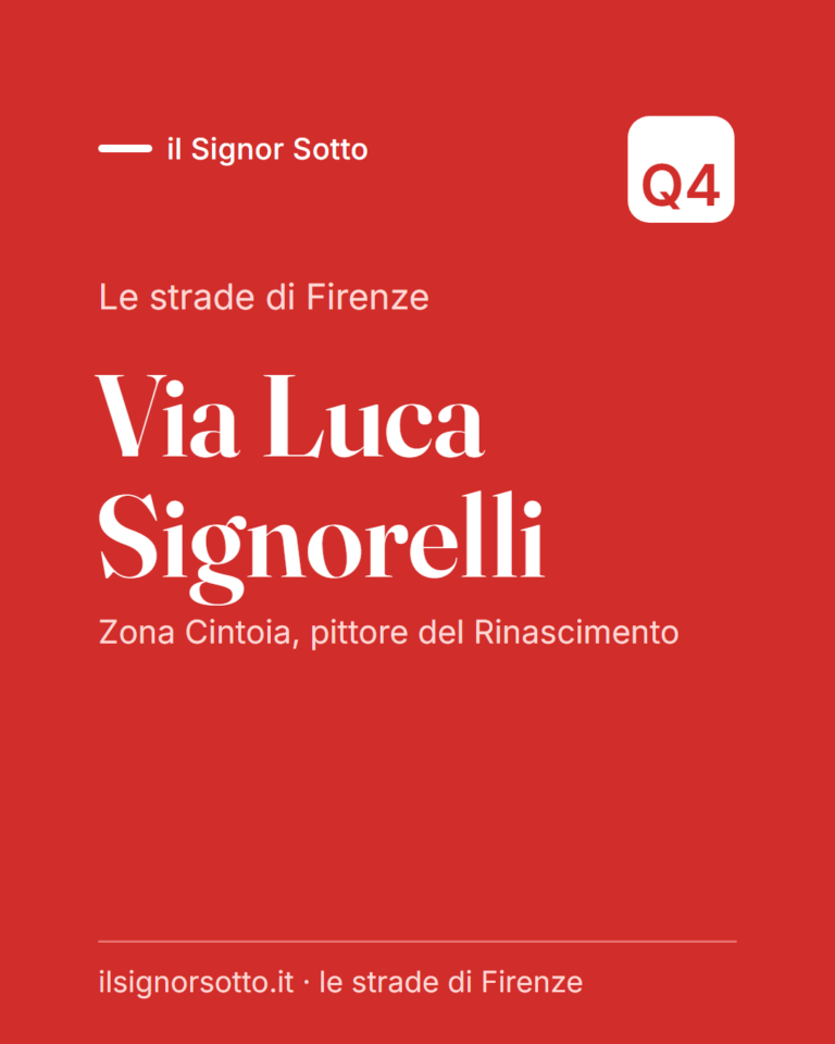 Via Luca Signorelli, Quartiere 4 Firenze