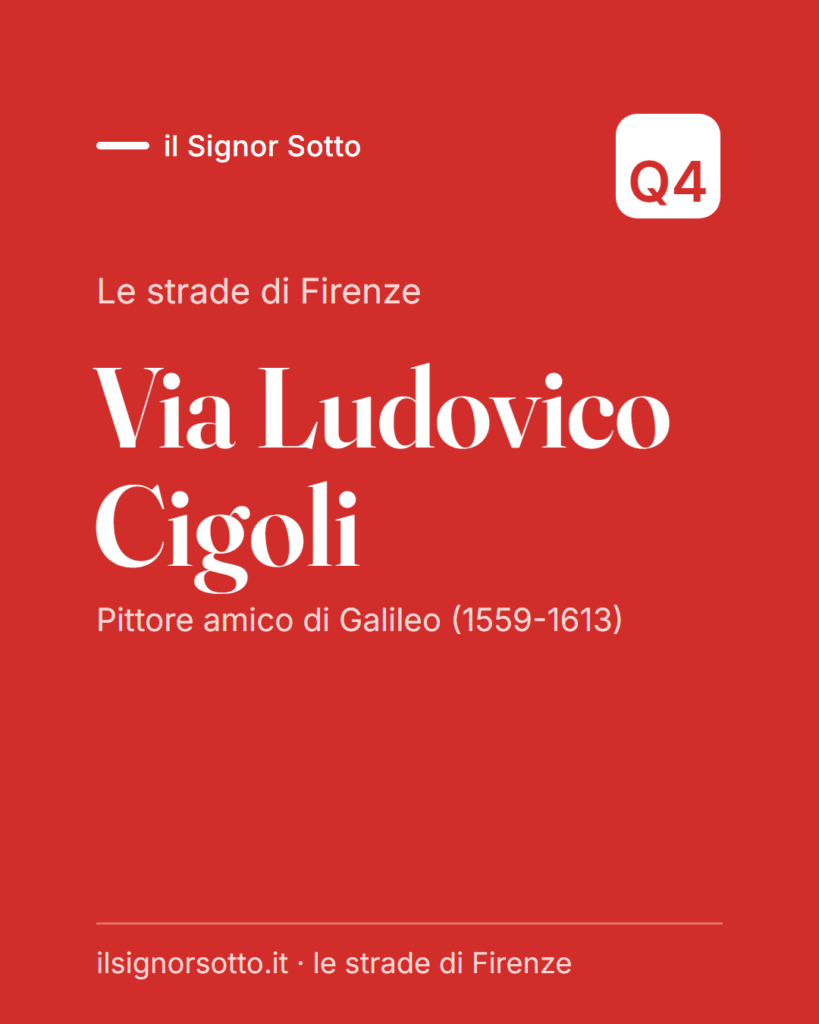 Via Ludovico Cigoli, Quartiere 4 Firenze