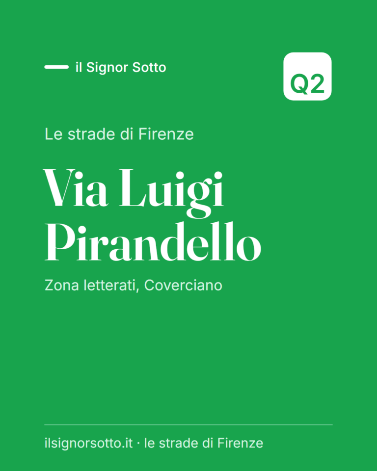 Via Luigi Pirandello, Quartiere 2 Firenze