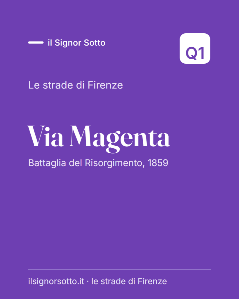 Via Magenta, Quartiere 1 Firenze