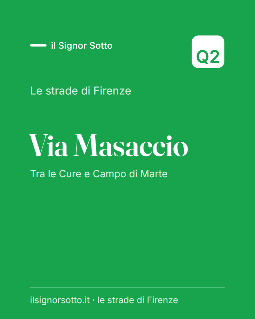 Via Masaccio, Quartiere 2 Firenze