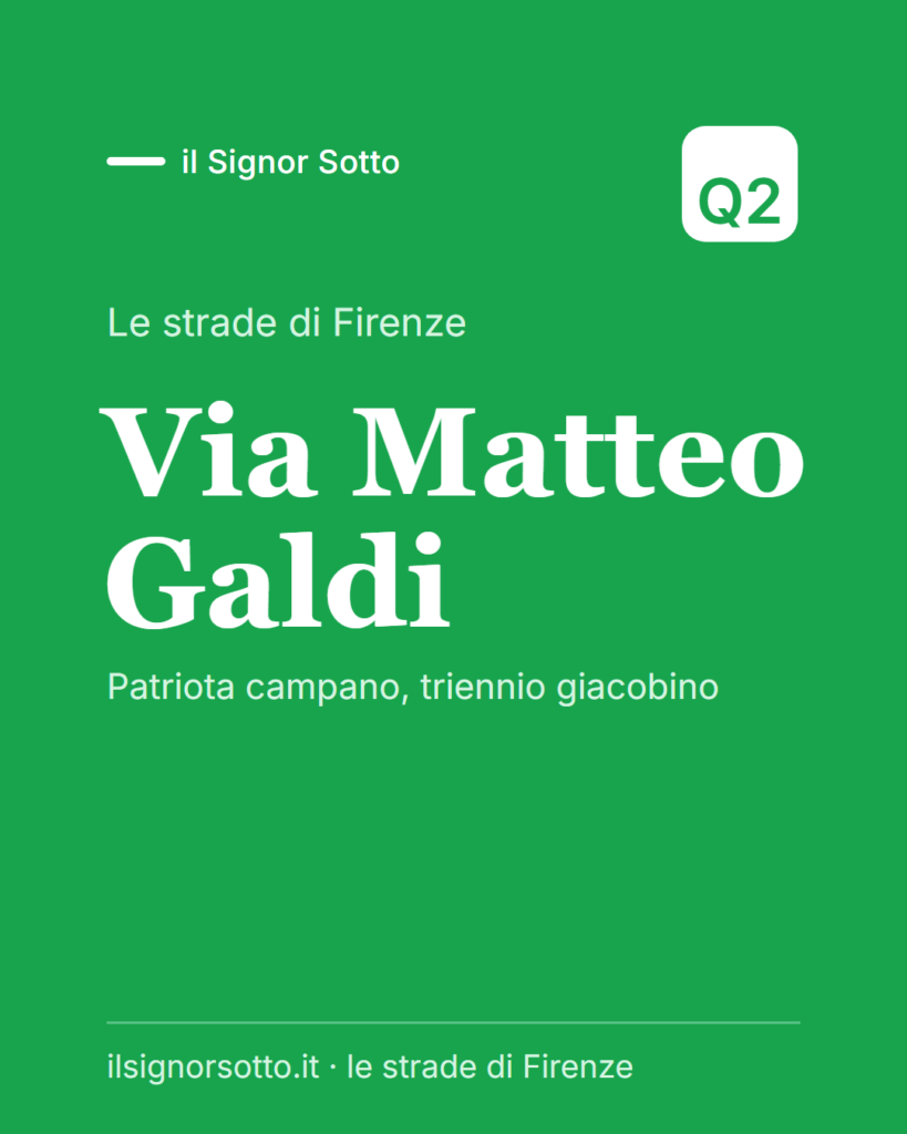 Via Matteo Galdi, Quartiere 2 Firenze