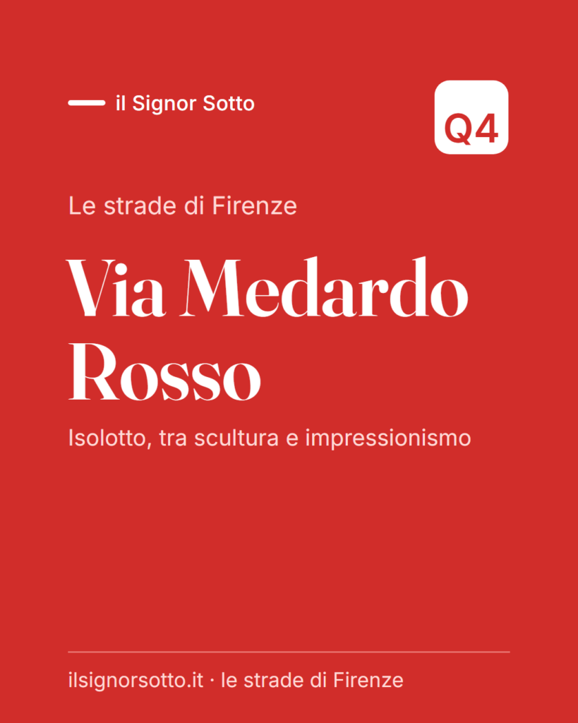 Via Medardo Rosso, Quartiere 4 Firenze