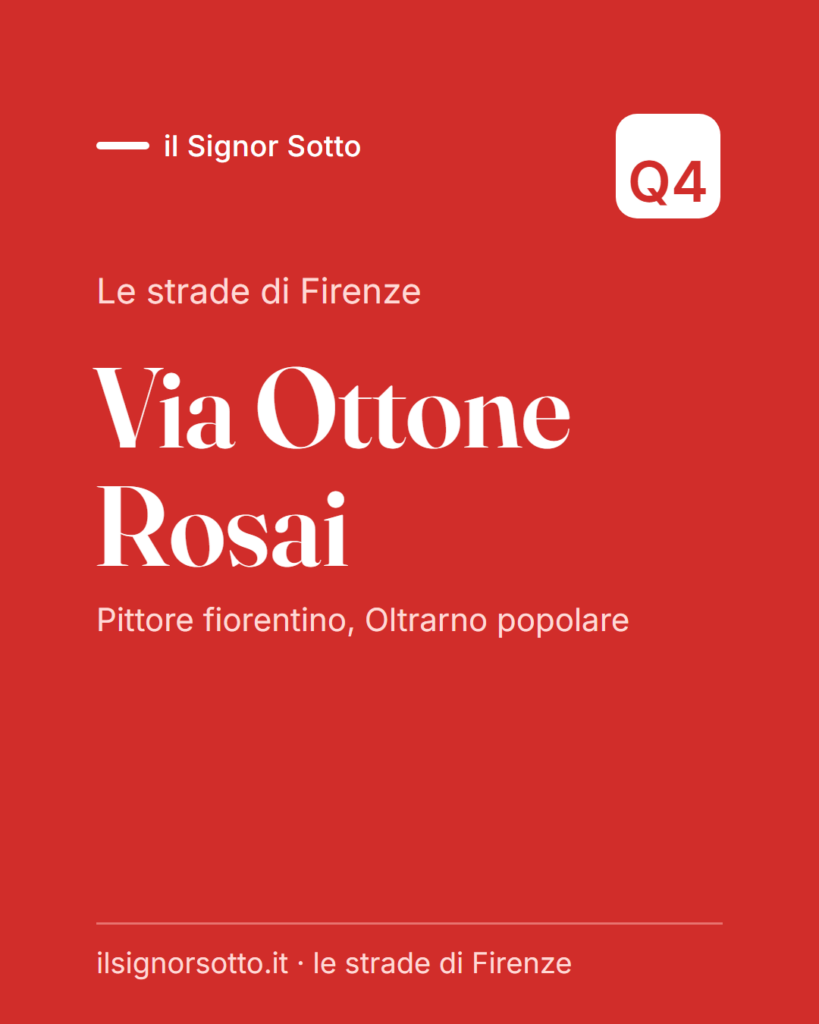 Via Ottone Rosai, Quartiere 4 Firenze
