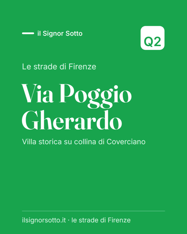 Via Poggio Gherardo, Quartiere 2 Firenze