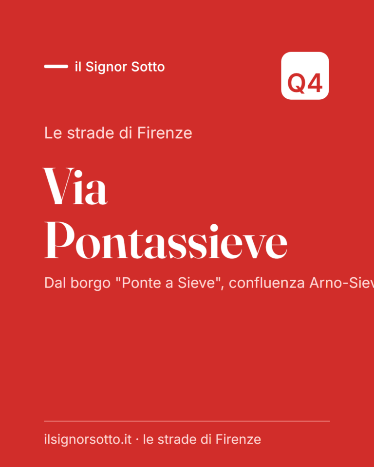 Via Pontassieve, Quartiere 4 Firenze