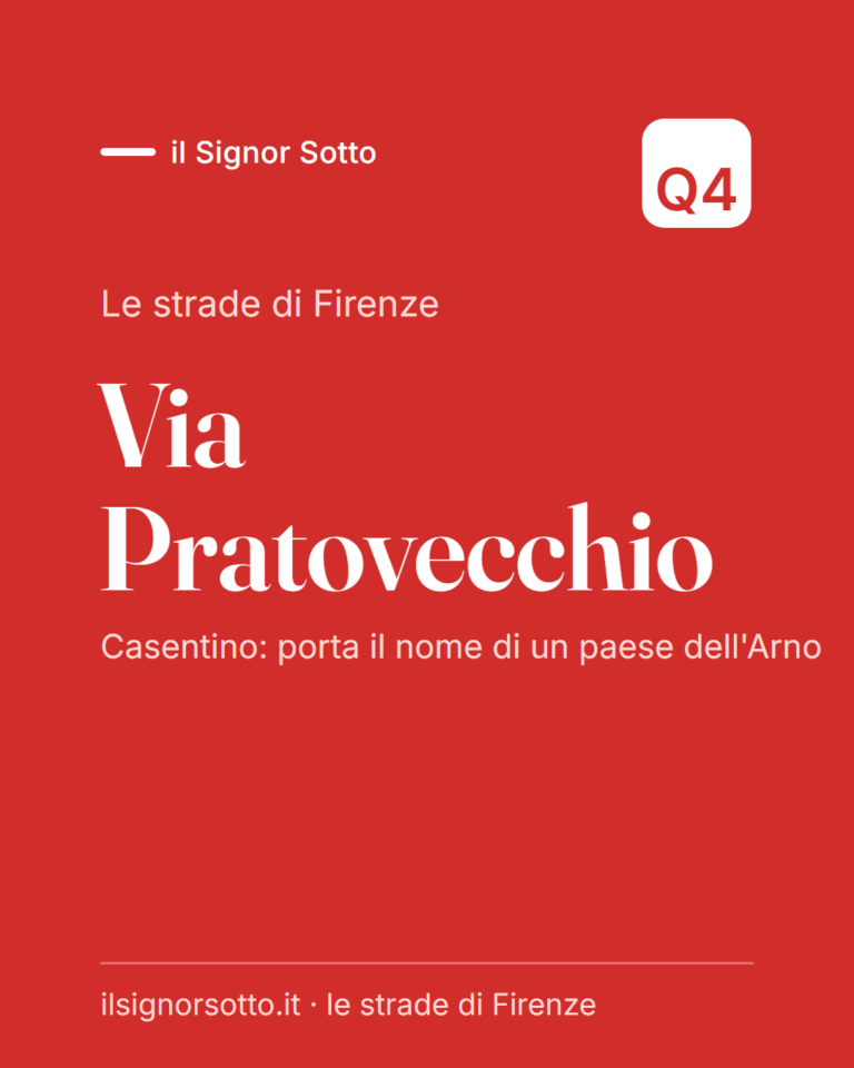 Via Pratovecchio, Quartiere 4 Firenze