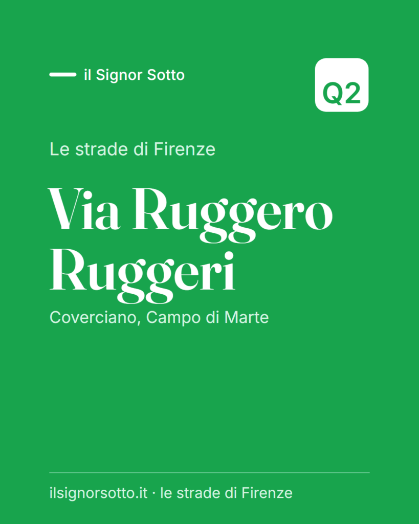Via Ruggero Ruggeri, Quartiere 2 Firenze