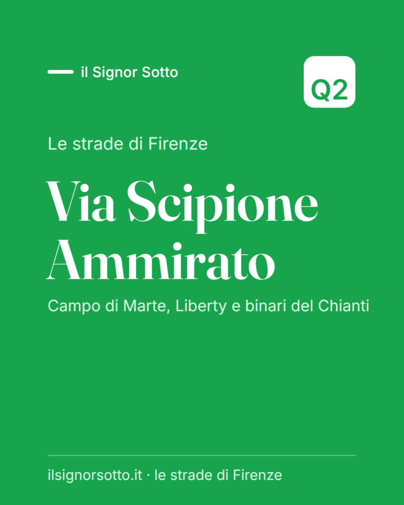 Via Scipione Ammirato, Quartiere 2 Firenze