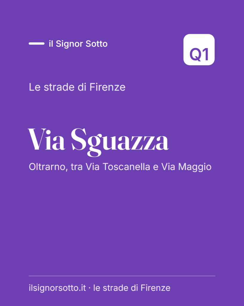 Via Sguazza, Quartiere 1 Firenze