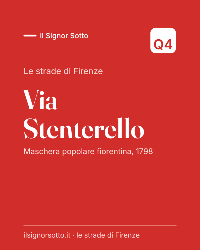 Via Stenterello, Quartiere 4 Firenze