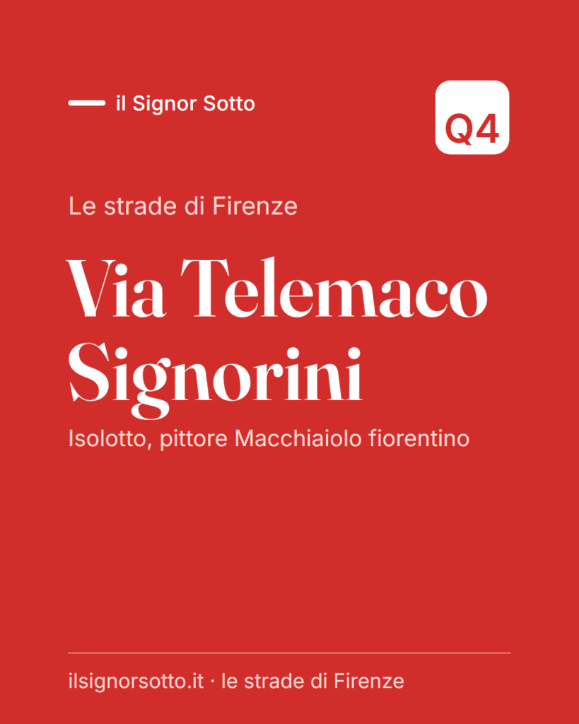 Via Telemaco Signorini, Quartiere 4 Firenze