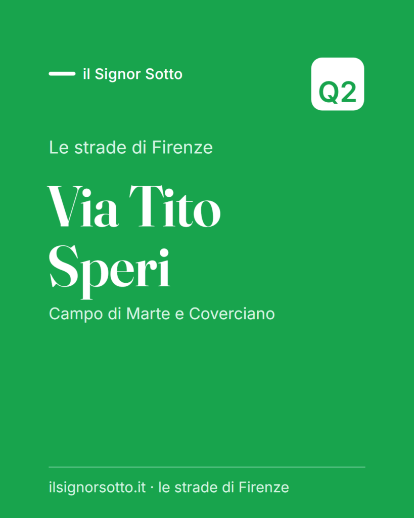 Via Tito Speri, Quartiere 2 Firenze