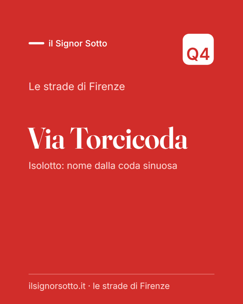 Via Torcicoda, Quartiere 4 Firenze