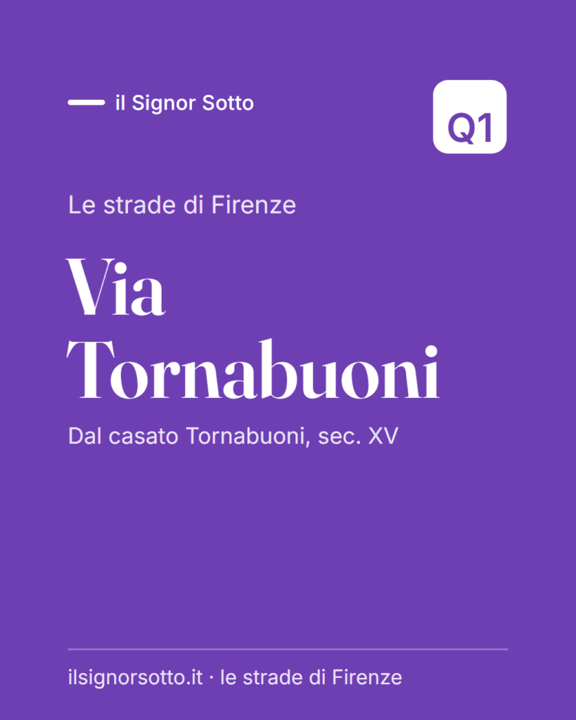 Via Tornabuoni, Quartiere 1 Firenze