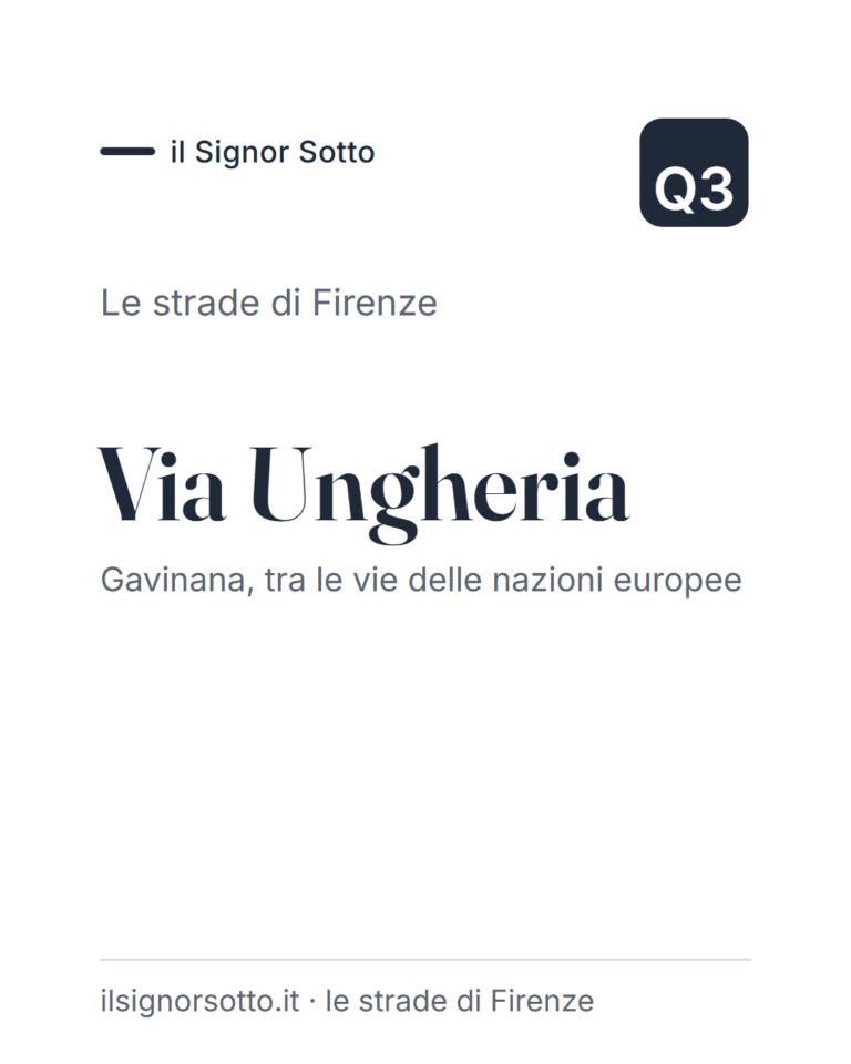 Via Ungheria, Quartiere 3 Firenze